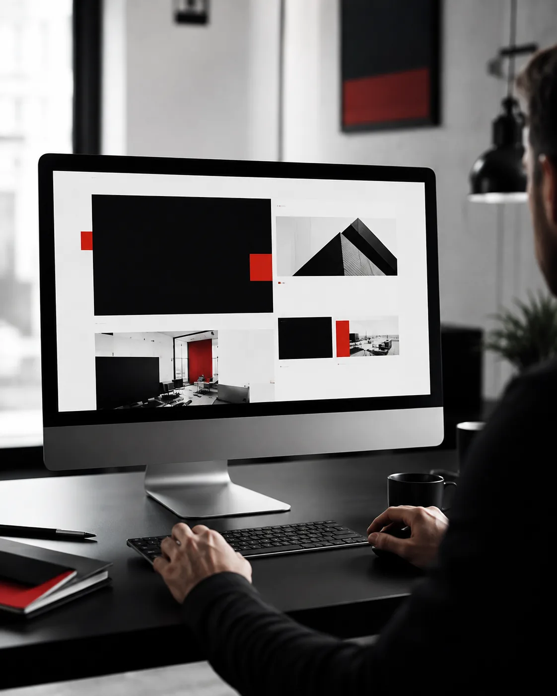 Ontwerpwerk voor een professionele website